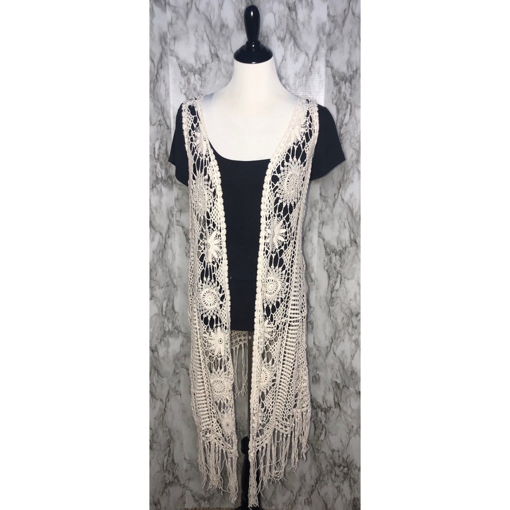 NWOT Croquet Knitted Floral Cardigan
